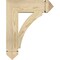 Ekena Millwork Thorton Arts & Crafts Rough Sawn Bracket, Douglas Fir, 4"W x 16"D x 20"H BKT04X16X20THR03RDF - alternate 2